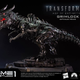 Illustration for article titled Glorious Grimlock and Optimus Prime Statue